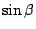 $\sin\beta$