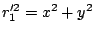 $r'^2 _1 = x^2 +
y^2$