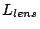 $\displaystyle L_{lens}$