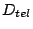 $D_{tel}$